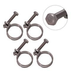 Easy Installation Wire Hose Clamp Strong Clamping Effect Plant Engineering Use