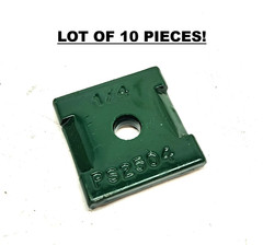 (10 pcs) Power-Strut PS-2504-1/4″ Guided Square Washer Bracket PS2504 GR GREEN
