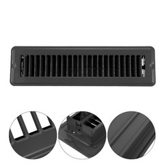 Floor Register Vents 2×12 Inches – Metal Vent Covers Heavy Duty Iron Walkable