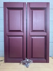 MASTIC 15″ X 39″ RAISED PANEL SHUTTER PAIR