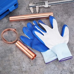 3.28ft Copper Sheet Roll, 1000x200x0.1mm Pure Copper Strip with Gloves