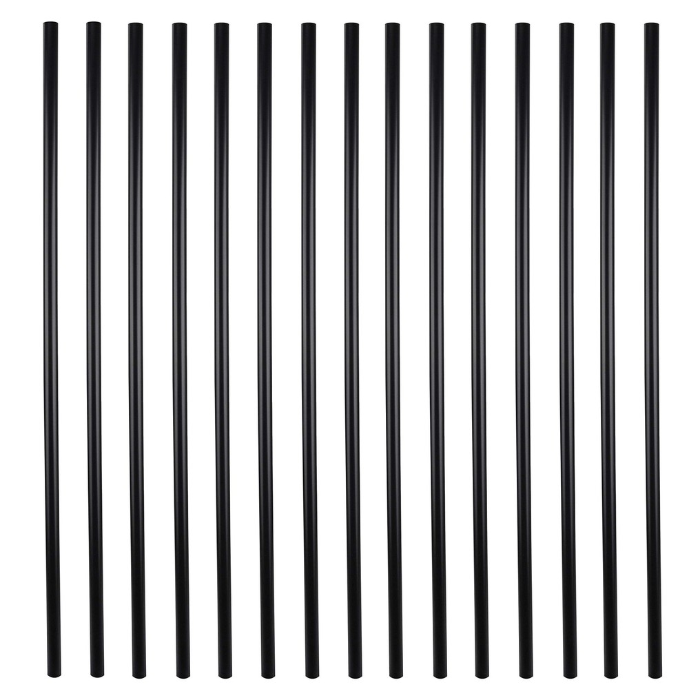 Myard 29 Inches Classic Hollow Round Iron Deck Balusters 29″, Black