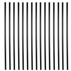Myard 29 Inches Classic Hollow Round Iron Deck Balusters 29″, Black
