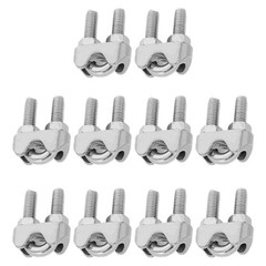 10 Pcs Cable U Clamps U-shaped Wire Rope Stainless Steel Retaining