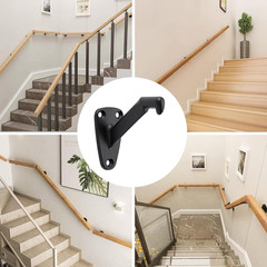 Handrail Stair Brackets, 6 Pack Heavy Duty Hand Rail Bracket for Stairways Handr