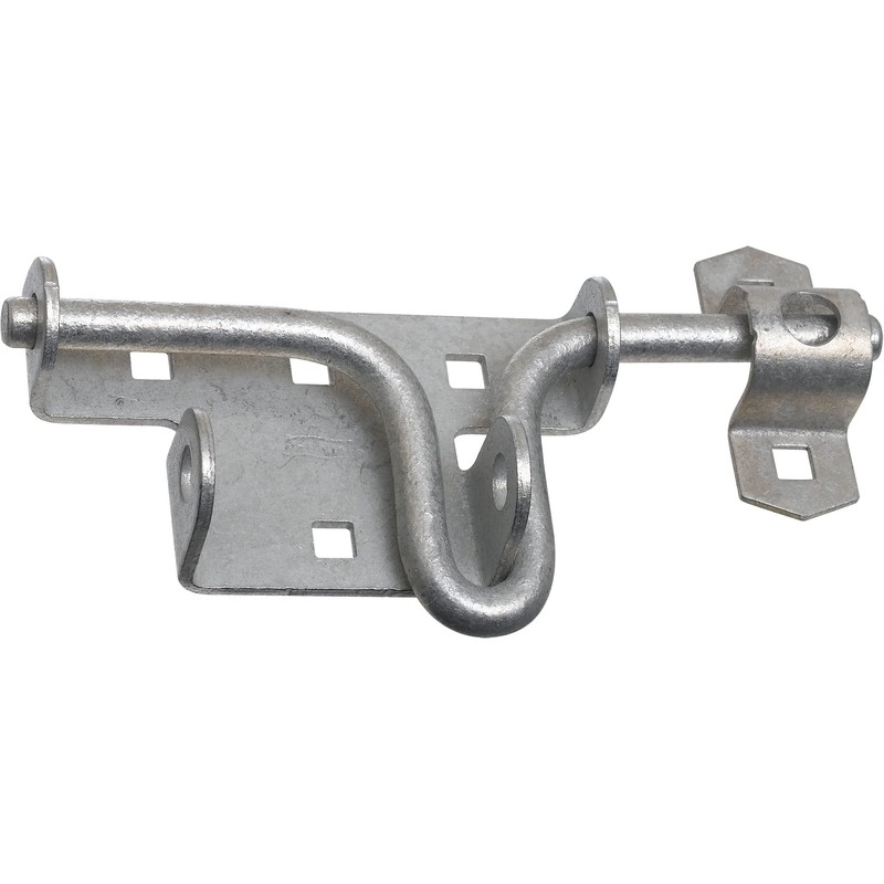 National Hardware 6.19in. H Galvanized Silver Steel Sliding Bolt Door/Gate Latch
