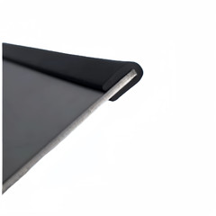 Black Rubber U-Shaped Edge Guard Decorative Sealing Door Table Edging Protector