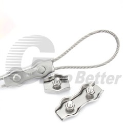 Simplex Duplex Wire Rope Clamps Thimble Clips 2mm-10mm 304 A2 Stainless Steel