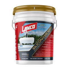 Siliconizer 1000 5 Gal. 100% Silicone White Roof Sealer