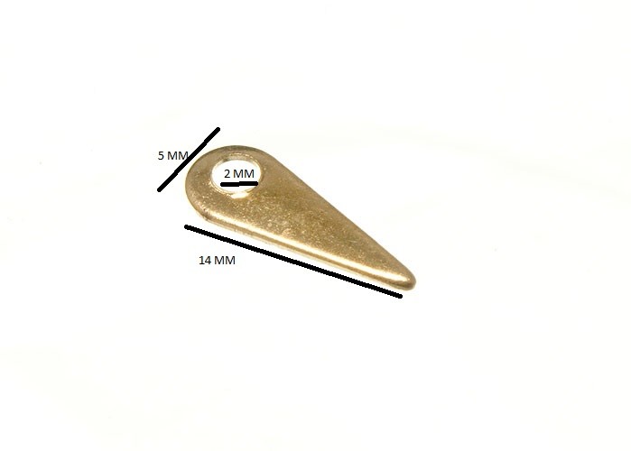 Picture Frame Mounting Turns 13mm EB Brass Plated Pack Of 200