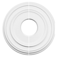 Reliable PU Decorative Ceiling Fan Light Fixtures Cover Plate 12 Round