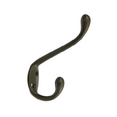 National Hardware N331-066 Hat & Coat Hook, Heavy-Duty, Oil-Rubbed Bronze, Holds
