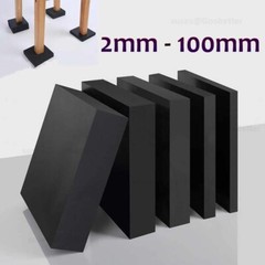 SOLID RUBBER SHEETING VARIOUS SHEET SIZES AVAILABLE X 2MM TO 100MM THICKNESS