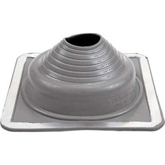 Dektite #4 GRAY Square Base EPDM Flexible Pipe Flashing (DFE104G)