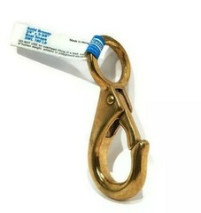 LOT 5 National Hardware Round Fixed Eye Boat Snap BRONZE 3/4″ x 3-3/8 ” N223-271