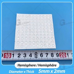 Self Adhesive Clear Bumpons Polyurethane Eazi Stops Rubber Buffer Feet Pads