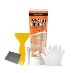 All Purpose Wood Filler, White Wood Putty Repair for Holes, Quickly Restore A…