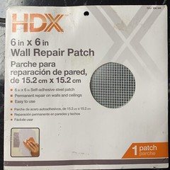 HDX 6 in. x 6 in. Drywall Wall Repair Patch