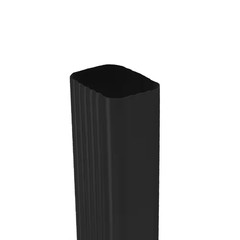 2 In. X 3 In. X 10 Ft. Black Aluminum Downspout