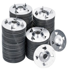 AccEncyc 150 Pcs Foam Board Fasteners Washers for Installation of 150