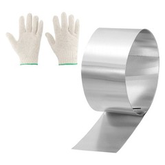 Aluminum Flashing Roll, 2″ x 3.28ft Aluminum Flashing Roofing Panels 0.2mm