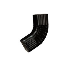 Amerimax Black Aluminum B-Style Downspout Elbow 2x2x3 in