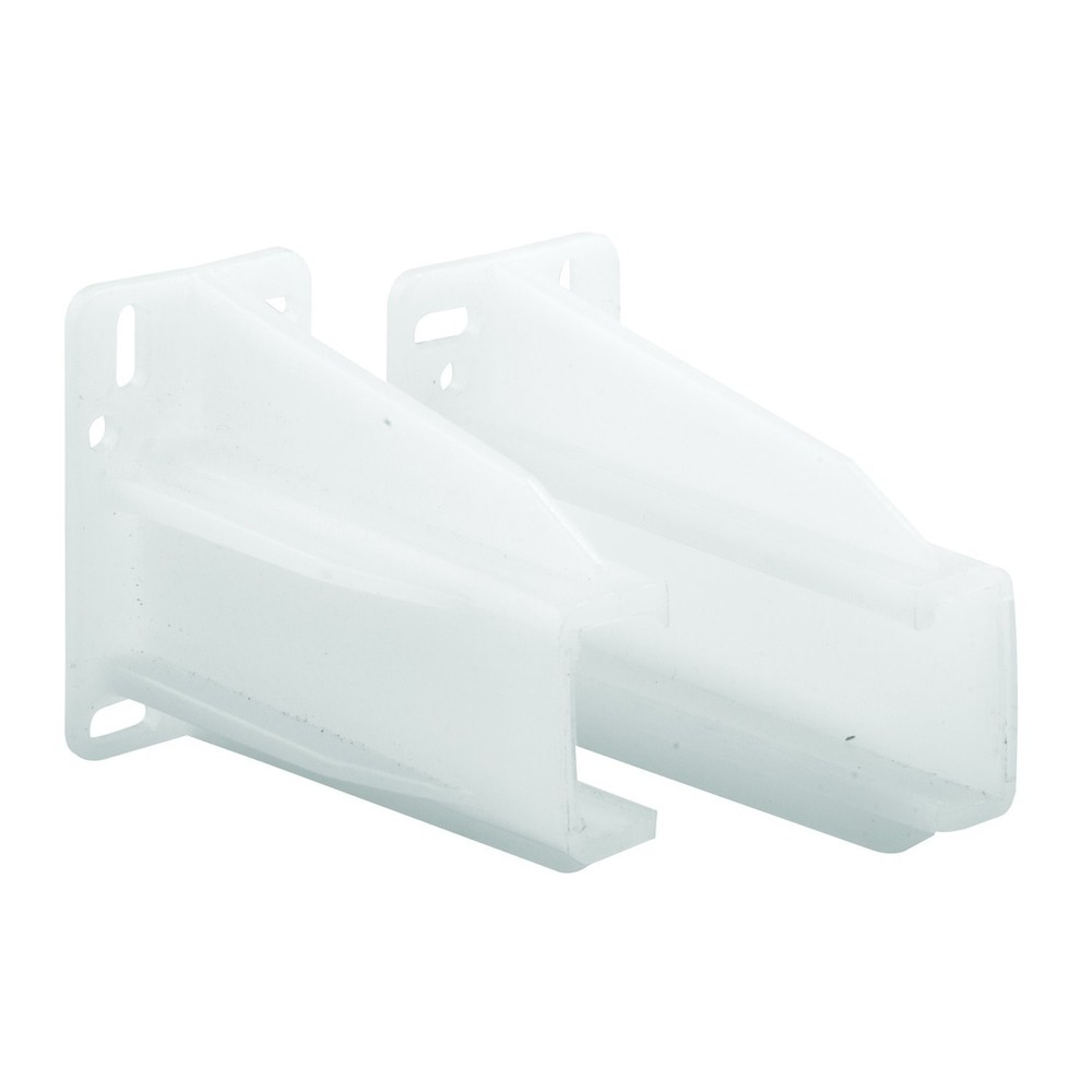 Prime-Line MP7227 Drawer Track Back Plate, 5/16 in. x 7/16 in., White