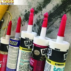 Universal Fit Caulk Tube Latex Sealing Caps, Saver Cover Sealer for Red