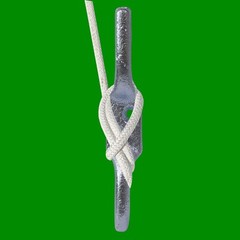 1x 125mm (5″ Inch) Galvanised Cleat Hook, Flag Pole Rope Halyard Washing Line