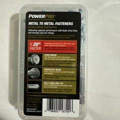Power Pro Metal Screws, Self-Drilling, Pan Head, 10-16 x 5/8-In., 142-Ct.