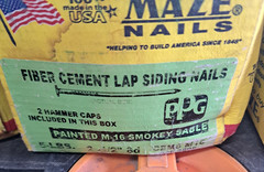 3PPG 5lb boxes 8d 2 1/2″ fiber cement lap siding nails MAZE painted smokey sable