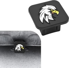 2 Inch Trailer Hitch Cover, Universal Rubber Plug Cap for 2″ Squa Color: Eagle