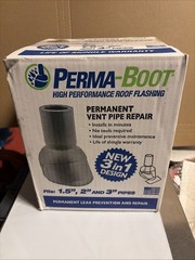 Perma-Boot Vent Pipe Repair Flashing Adjustable 1.5 in. I.D. to 3 in. I.D. Vent