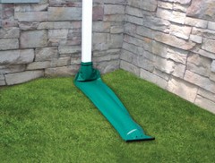 Frost King DRAIN AWAY 4′ Green Plastic K Downspout Extension Unrolls DE46 NEW!!