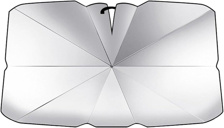 Windshield Sun Shade Umbrella, 52”x 30” Front Window Sun Sh Size: Open Mouth