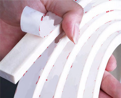 Silicone Sponge Strip Adhesive Backing Square Seal Foam Strips Heat Resistance