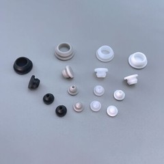 White/Black/Grey/Clear Snap-on Hole Plug 2.5mm – 14mm Silicone Blanking End Caps