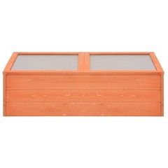Greenhouse Outdoor Grow House Patio Green House for Plant Growing Wood vidaXL