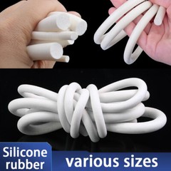 Silicone rubber sponge strip White Closed Cell Circular Foam Rod Seal Φ1mm-Φ20mm