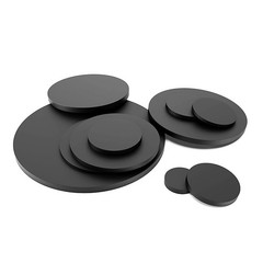 Round Rubber Pads Disc Sheet Gasket Thick 1/1.5/2/3/4/5/6/8/10mm Dia 5mm – 150mm
