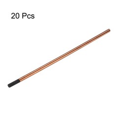 20pcs 8mmx305mm Carbon Arc Air Gouging Rods Copper Graphite Electrode Rods