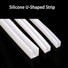 U Channel Edging Trim Seal Square U-Shaped Bumper Multiple Sizes Silicone Rubber