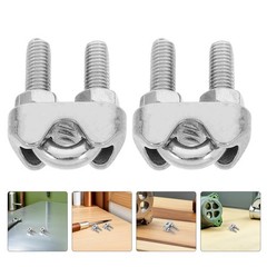 10 Pcs Wire Rope Clip U-bolt Stainless Steel Clamp Cable Fastener