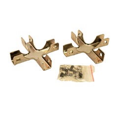 Cross Clip 2pcs for 10-12mm (1/2″) Glass 304 Stainless Steel Cross Shaped 4 way