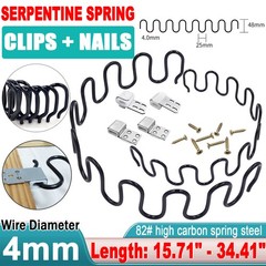 8 gauge Upholstery Zig Zag Springs (No Sag Spring )-DIY Sofa Chair Repair Kit