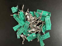 Lot of 28 New 2 1/2″ Rope Cleats Nickel Hardware