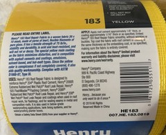 Henry Roof Repair Fabric 6 Rolls 4 X150’ NEW Flexible Roof Repair Kit