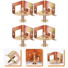 Steel Adjustable Furniture Leg Levelers 4PCS 0-28mm Height Cold Rolled Build