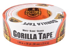 Gorilla Adhesive Tape 27.4m x 48mm WHITE Gaffer Cloth Tape