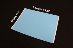 ULTIMATE BOND – Double Sided TAPE SHEET JUMBO 9″ X 11.5″ – INDUSTRIAL STRENGTH